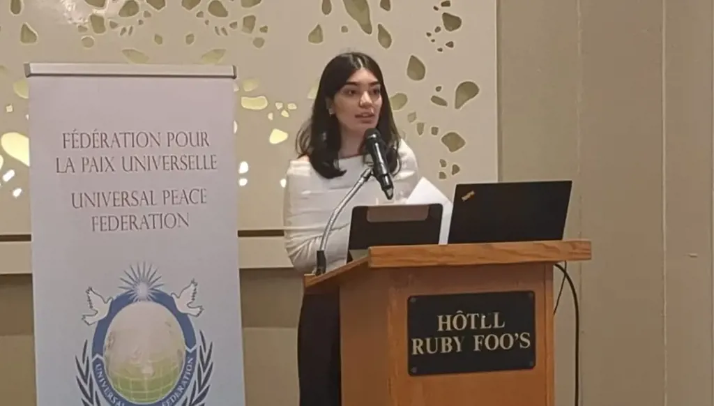 تعيين اللبنانية كريستا ماريا أبو عقل أصغر "سفيرة للسلام – الشبيبة" في مونتريال