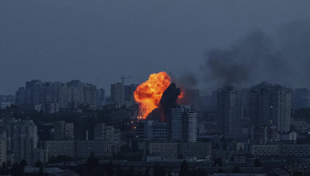 هجوم روسي ضخم على كييف ومناطق أوكرانية