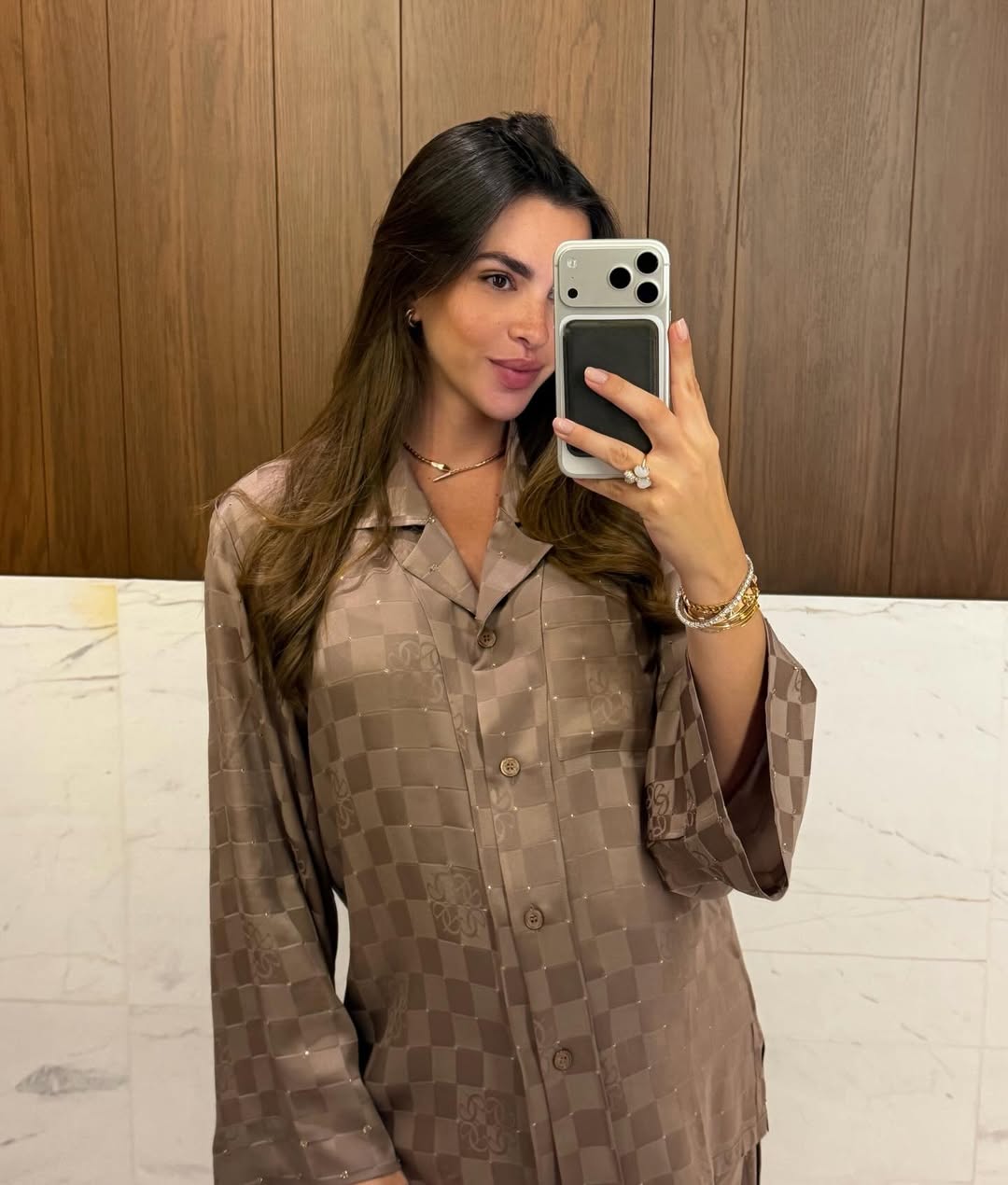 زين قطامي بآخر صورة لحملها قبل الإنجاب (انستغرام)