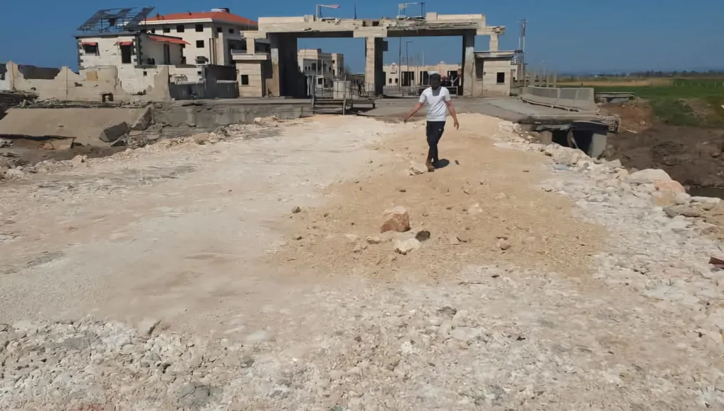 بالصور- قرب إتمام تأهيل معبر العريضة بين لبنان وسوريا تمهيداً لافتتاحه