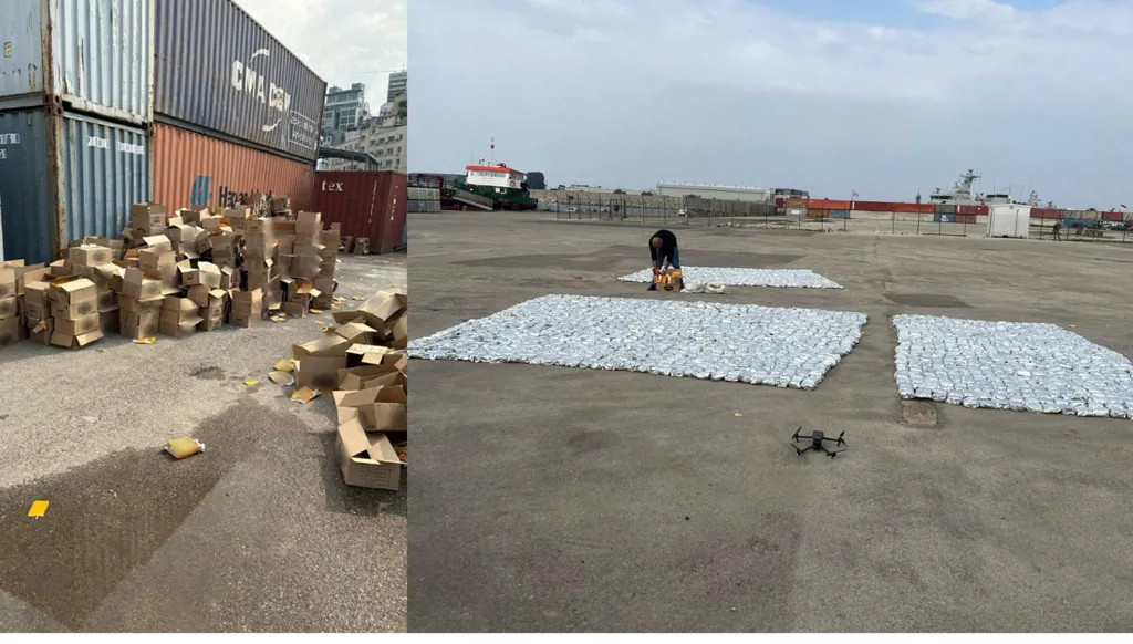 الكشف عن عملية تهريب مخدرات كبيرة إلى أوروبا عبر مرفأ بيروت