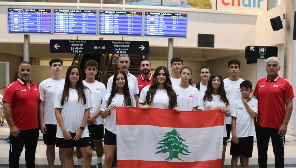 منتخب لبنان المدرسي للريشة الطائرة إلى البطولة العربية