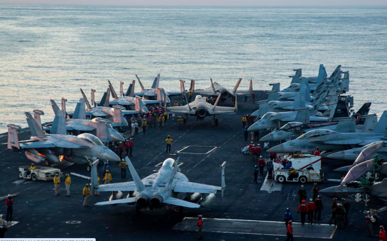 حاملة الطائرات الاميركية 