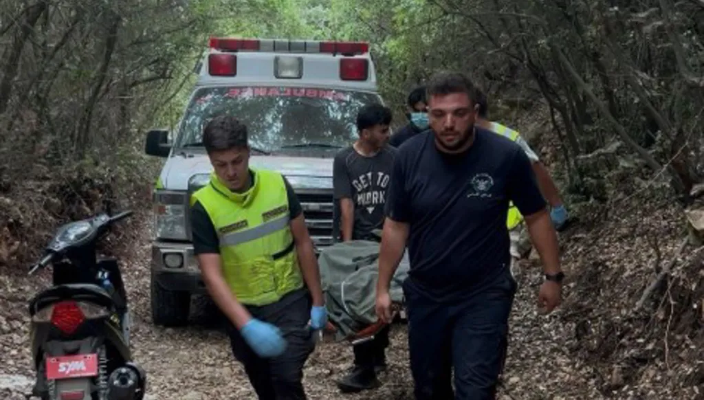 مكان استشهاد عناصر الجيش اللبناني (إكس).