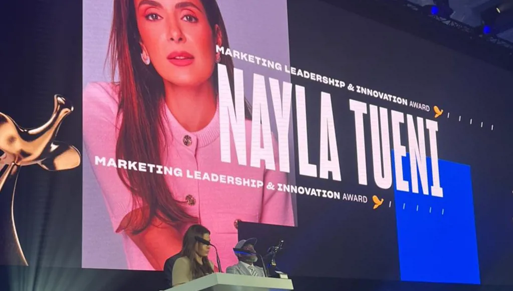 نايلة تويني تنال جائزة LOERIES للرّيادة والابتكار في التّسويق