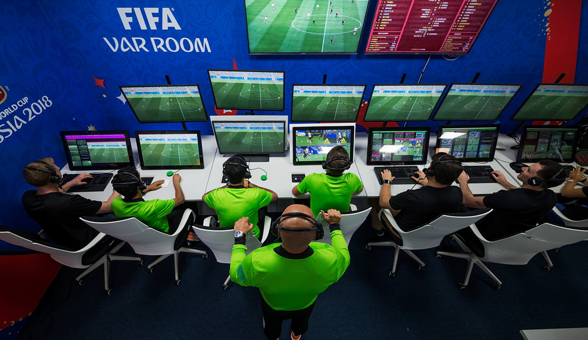 تقنية الفيديو في كأس العالم 2018. (وكالات)