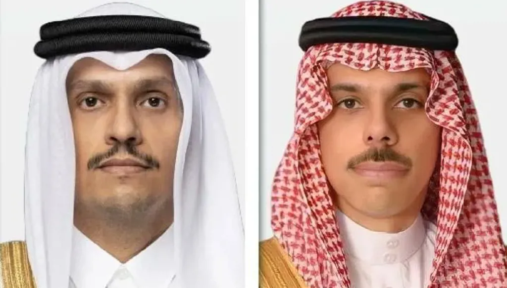 وزيرا خارجية السعودية وقطر يبحثان جهود البلدين في الحفاظ على الأمن والاستقرار