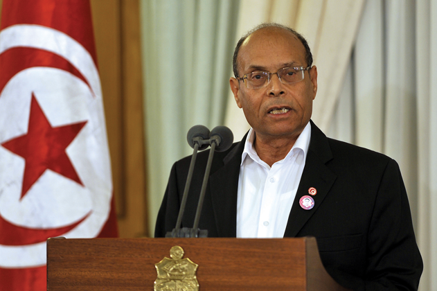 المنصف المرزوقي (وكالات).
