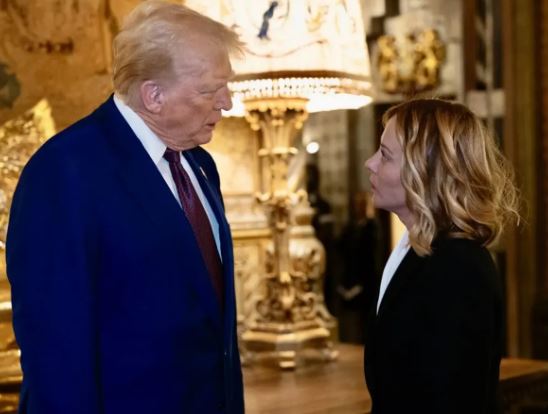 ميلوني وترامب، (وكالات).