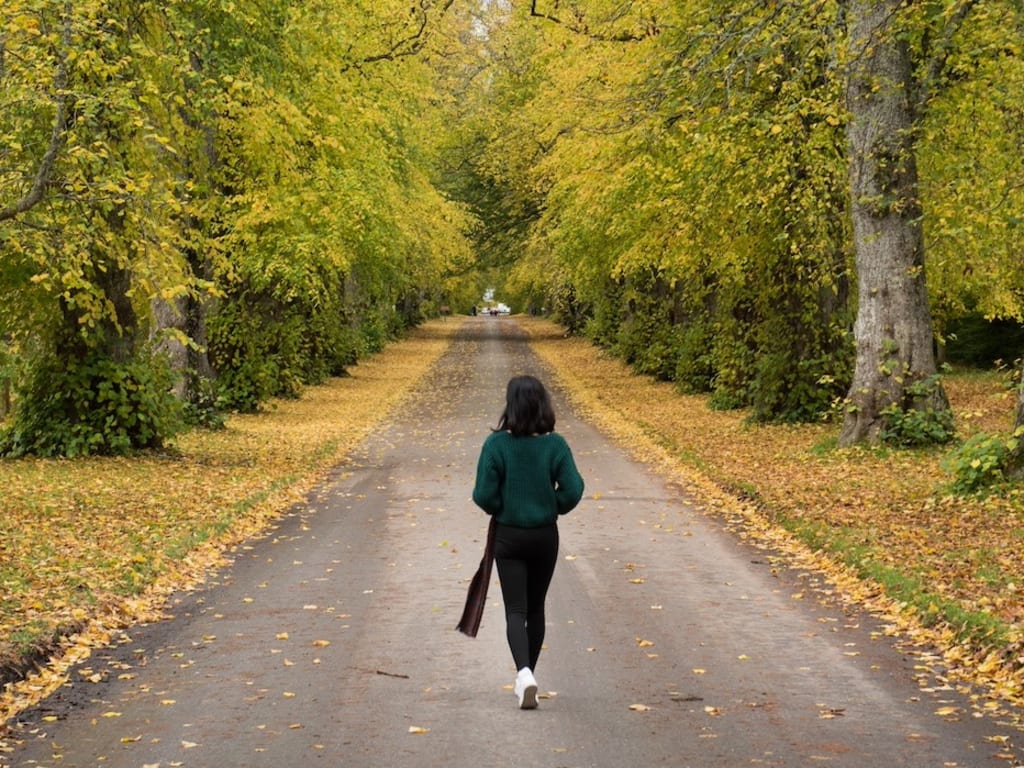 المشي في الطبيعة
