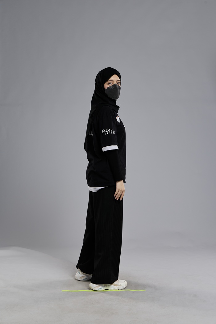 اللاعبة السعودية لونار.