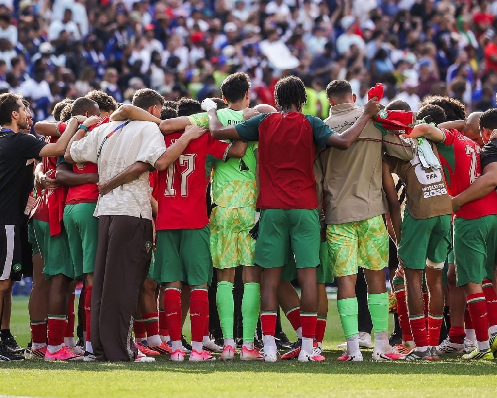 لاعبو منتخب المغرب. (وكالات)