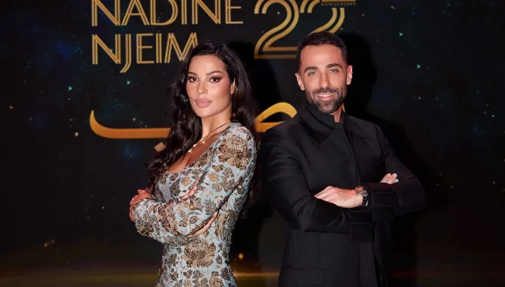 نادين نسيب نجيم ومحمد قيس (تصوير جورج صليبا)