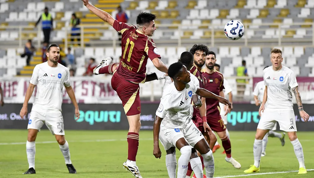 النصر يوقف انتصارات الوحدة وخورفكان يواصل نتائجه الإيجابية