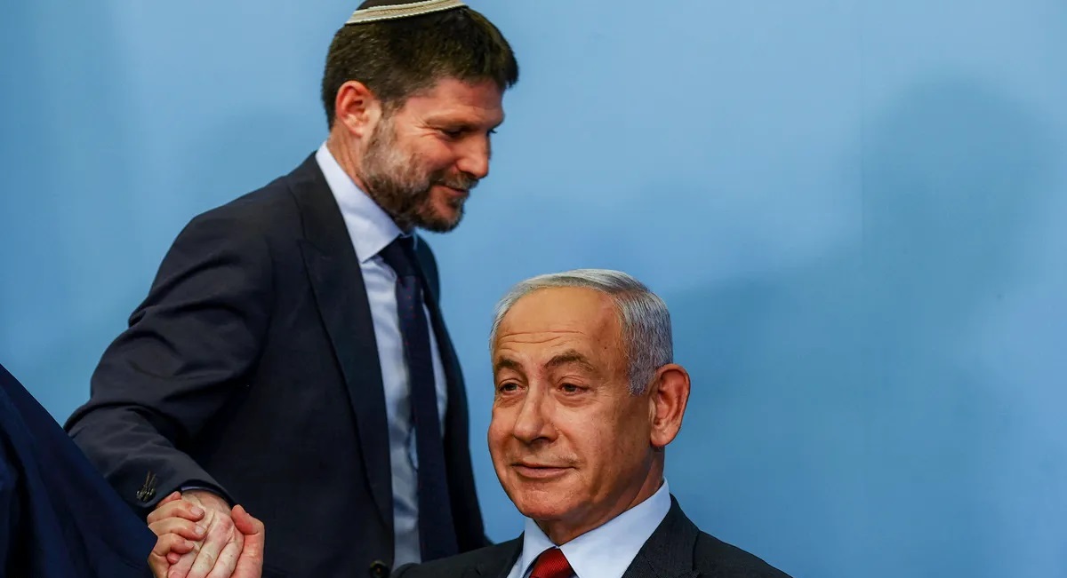 بنيامين نتنياهو وبتسلئيل سموتريتش (أ ف ب)