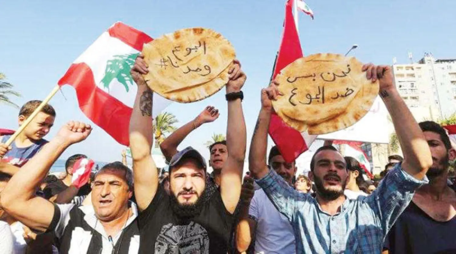 صورة خلال مظاهرة سابقة في لبنان (مواقع).