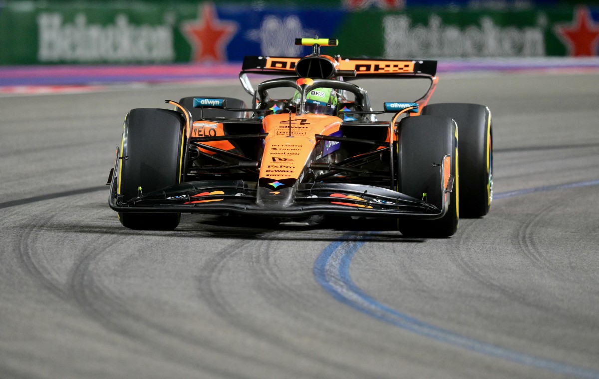 نوريس. (أ ف ب)