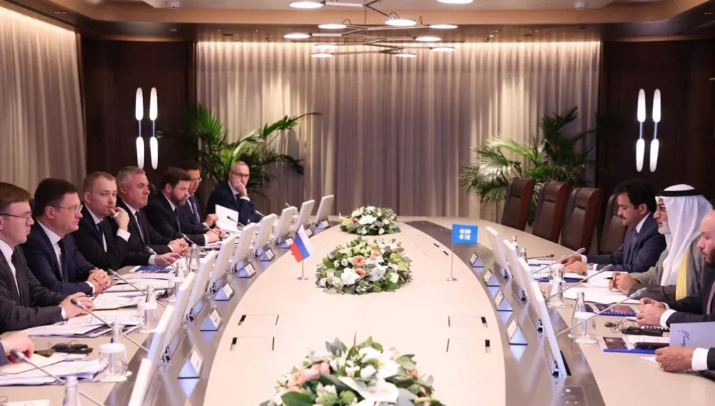 نوفاك التقى الغيص: سوق النفط متوازنة بفضل تحرّكات "أوبك+"