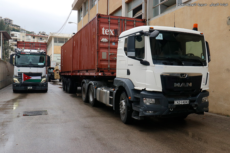 الجيش اللبناني تسلّم هبة أردنية. (رسمي)