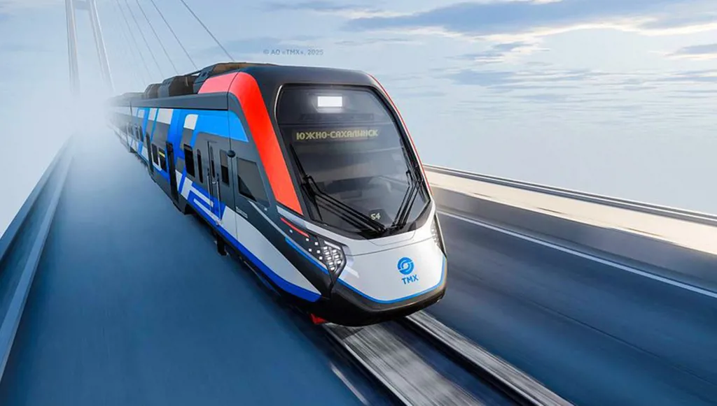 بالصور... روسيا تكشف عن أول قطار يعمل بالهيدروجين