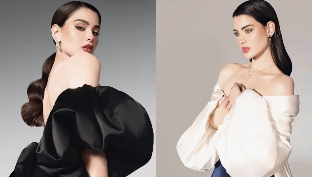 روان بن حسين تختار تصميمين متشابهين من نور فتح الله وسعيد قبيسي