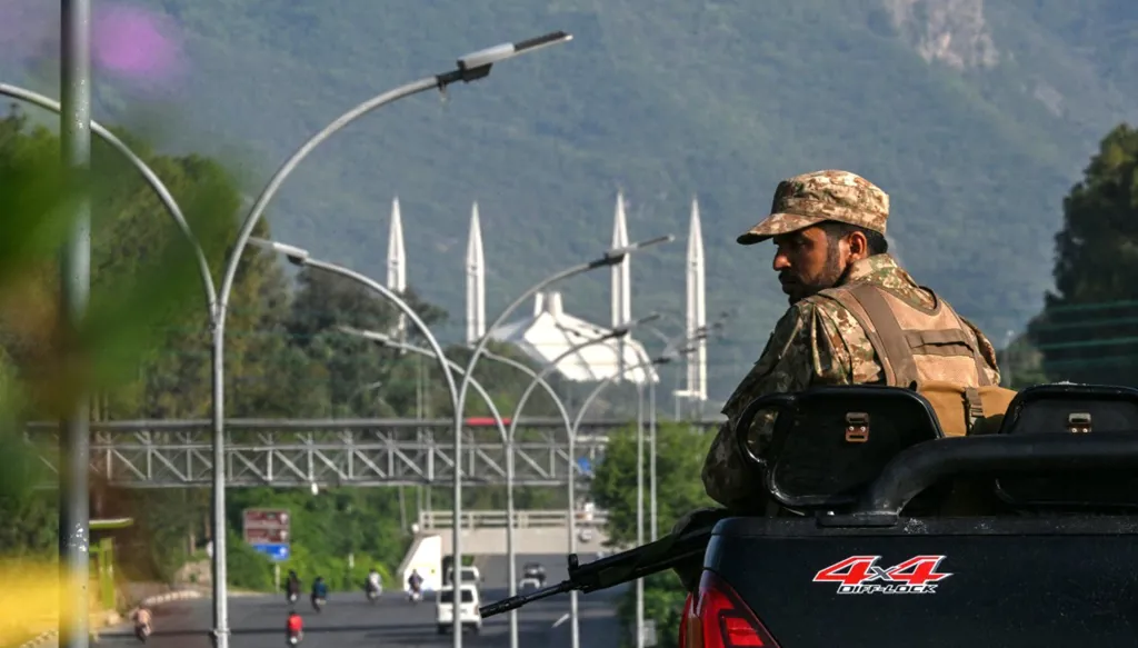 جندي باكستاني. (أ ف ب)