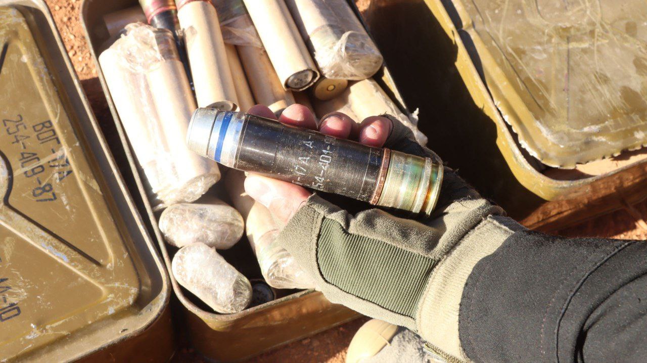 ذخائر مهربة على متن دراجة (الأمن السوري)