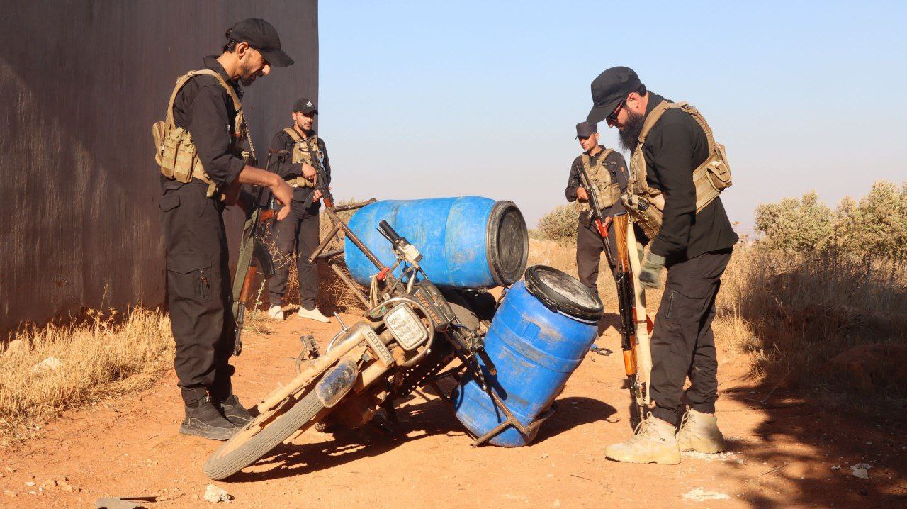 براميل معبأة بالذخائر (الامن السوري)