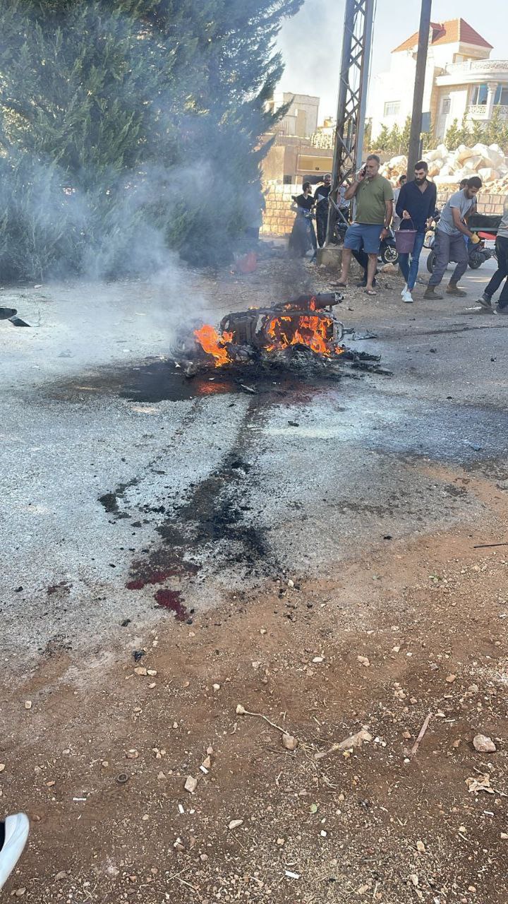 صورة متداولة للدراجة المستهدفة 