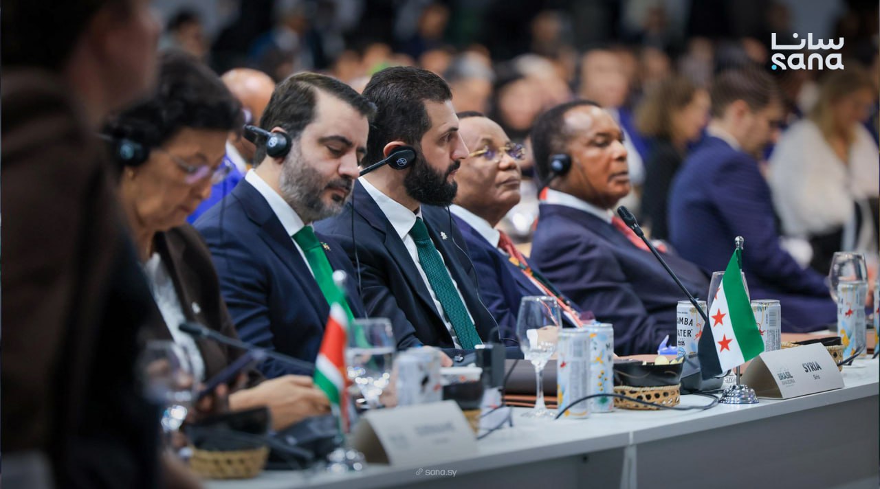 الشرع في قمة المناخ (سانا)