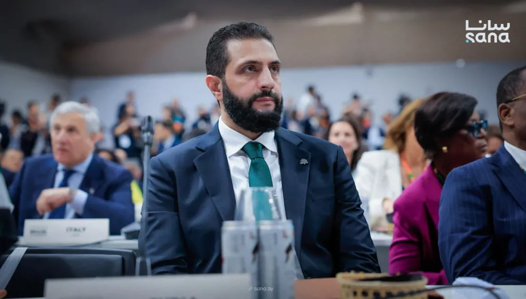 الشرع يلتقي غوتيريش على هامش أعمال مؤتمر قمة المناخ (COP30)