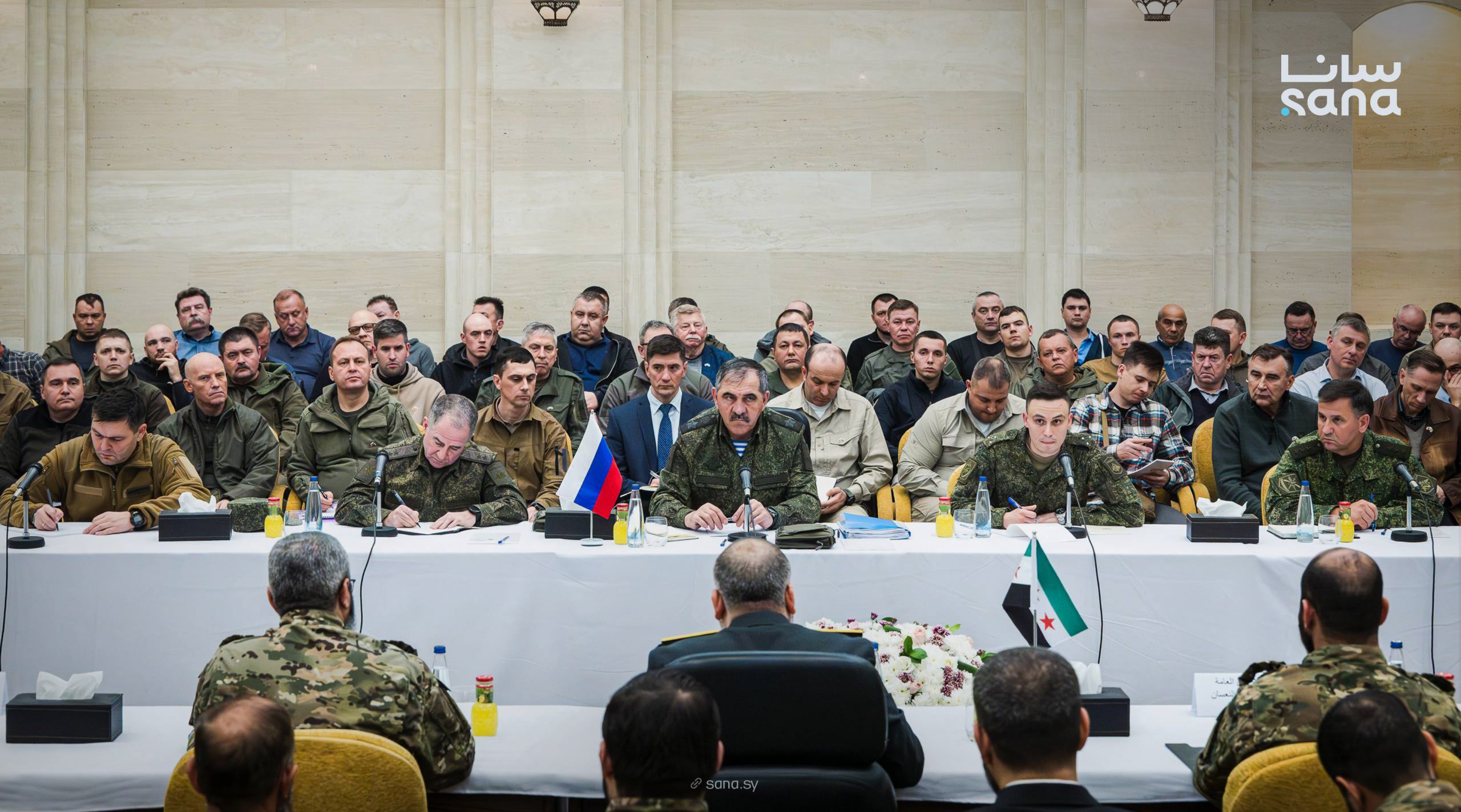 جانب من اللقاء (سانا)