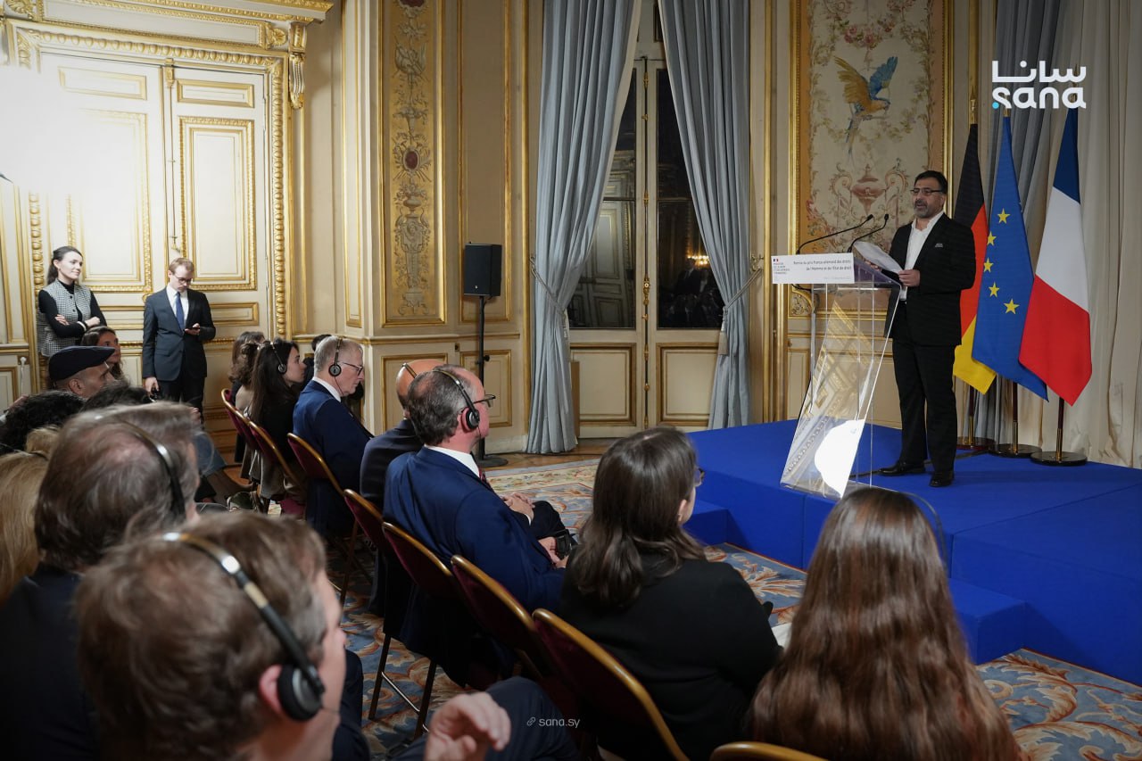 فريد المذهان في فرنسا (سانا)