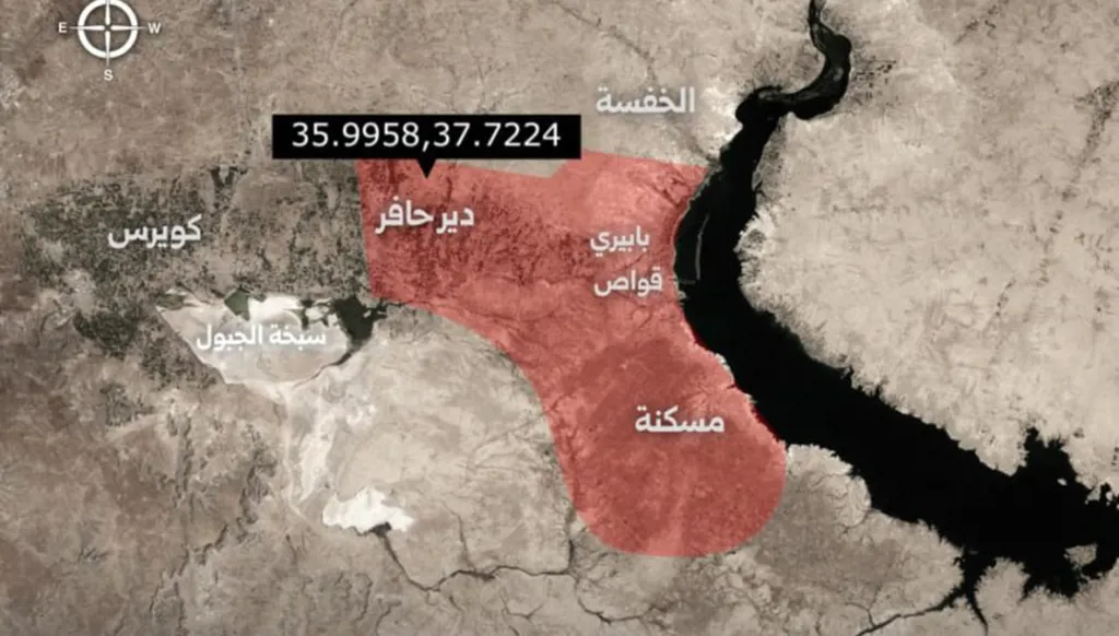 الجيش السوري يدخل مدينة دير حافر ويبدأ عملية تمشيط الأحياء بعد انسحاب قسد