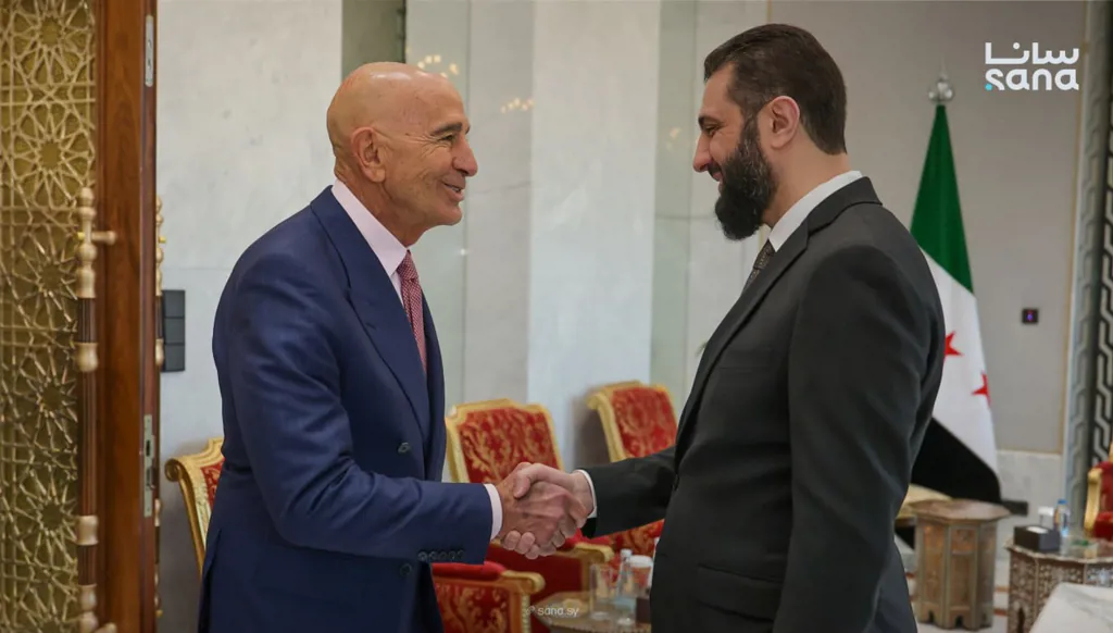 الحقل البحري الأول في سوريا على طاولة الشرع وشركات دولية… توم براك: سوريا تبهرنا من جديد