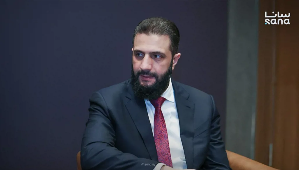 أحمد الشرع: نبارك جهود ترامب لإيقاف الحرب الدائرة في لبنان