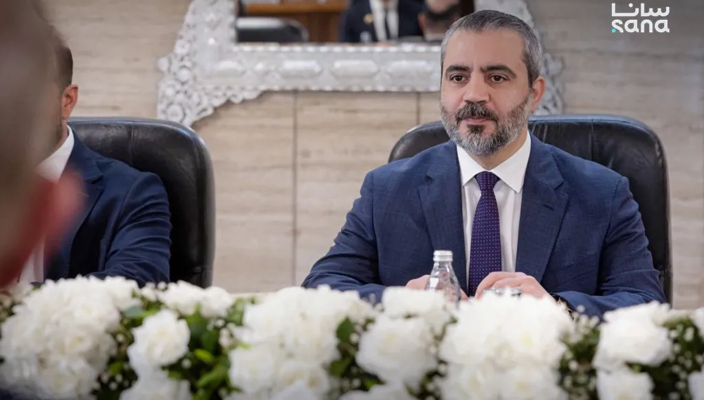وزير الخارجية والمغتربين أسعد الشيباني (سانا). 