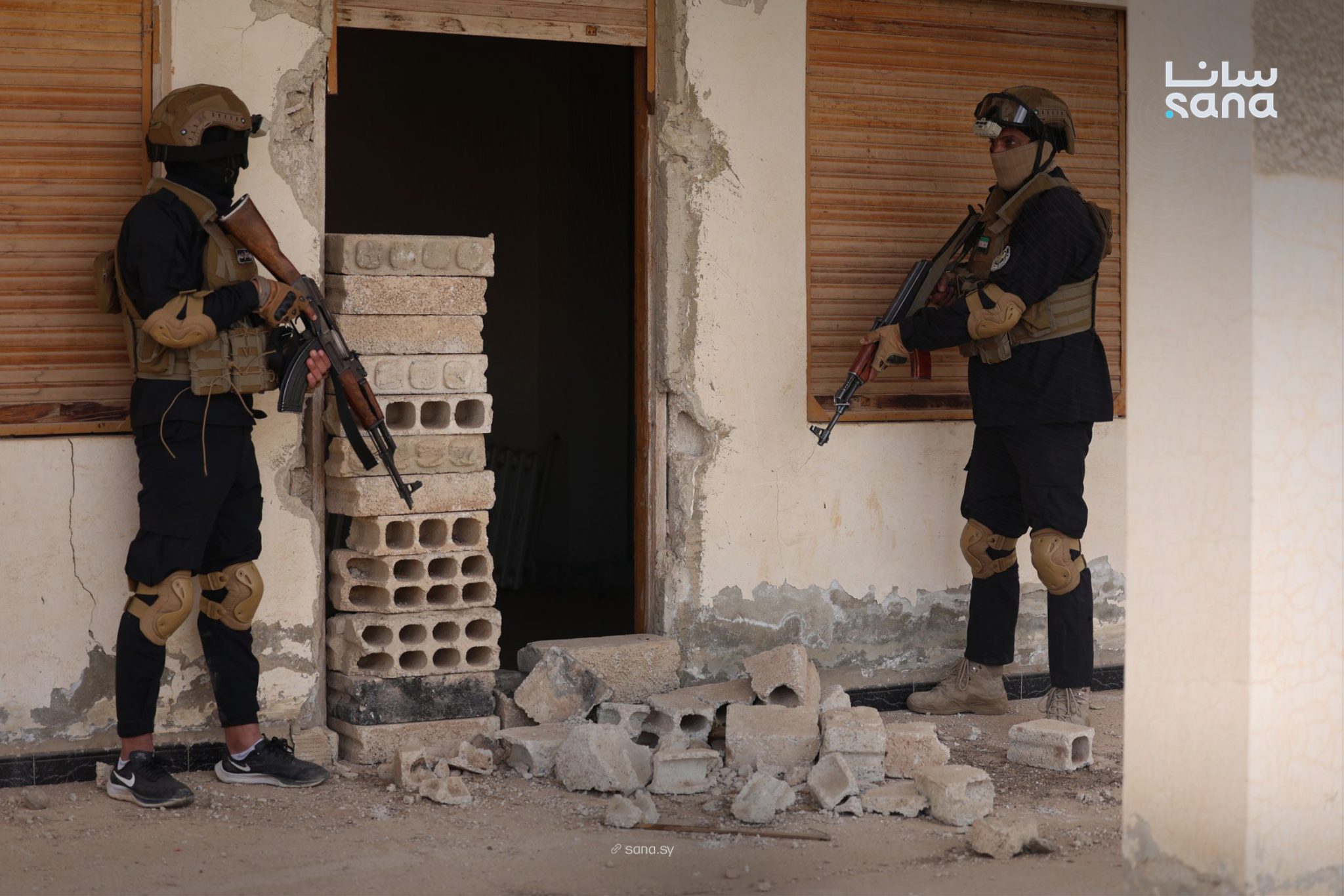 الأمن السوري (أ ف ب).