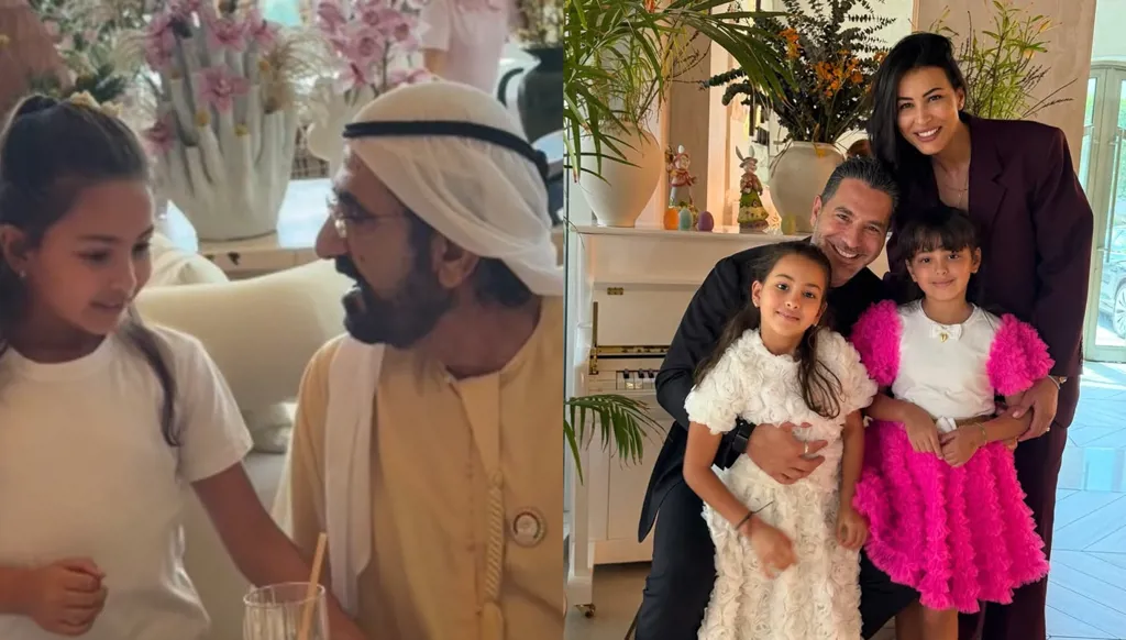 أكثر من نصف مليون مشاهدة... لقاء عفوي جمع ابنة وسام بريدي بالشيخ محمد بن راشد (فيديو)