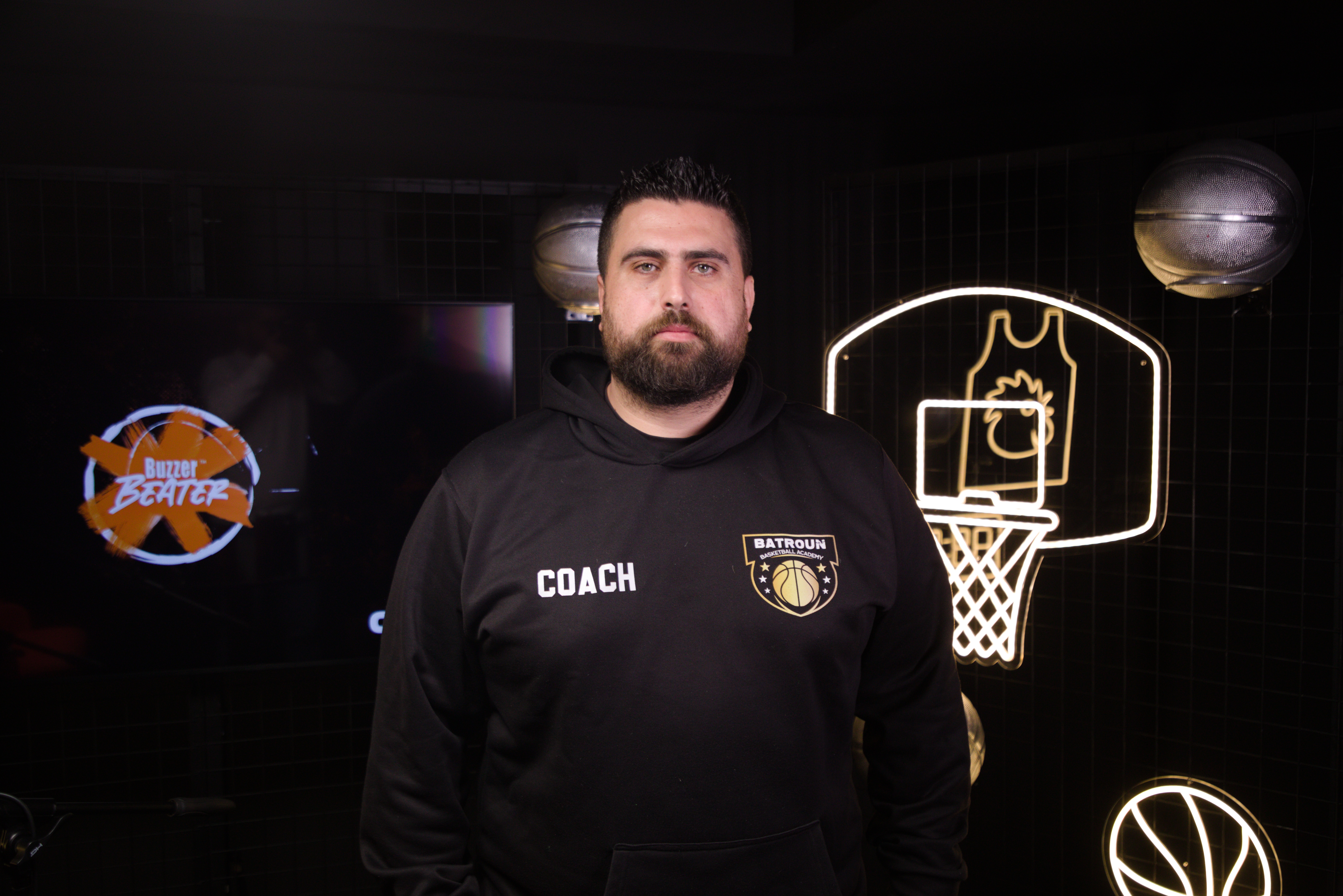 مدرب نادي شباب البترون شربل فغالي. (النهار)