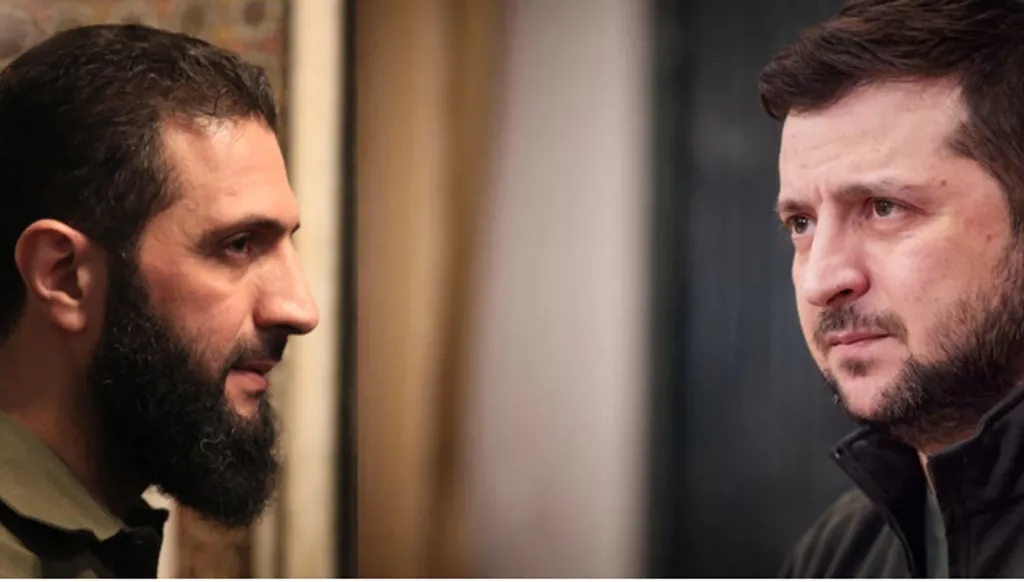 ما الذي يجمع فولوديمير زيلينسكي وأحمد الشرع؟