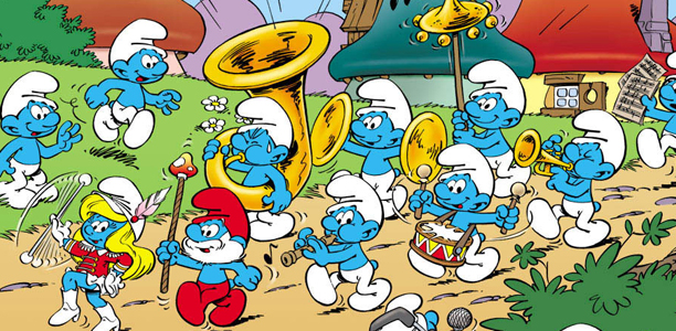 A scene from The Smurfs.