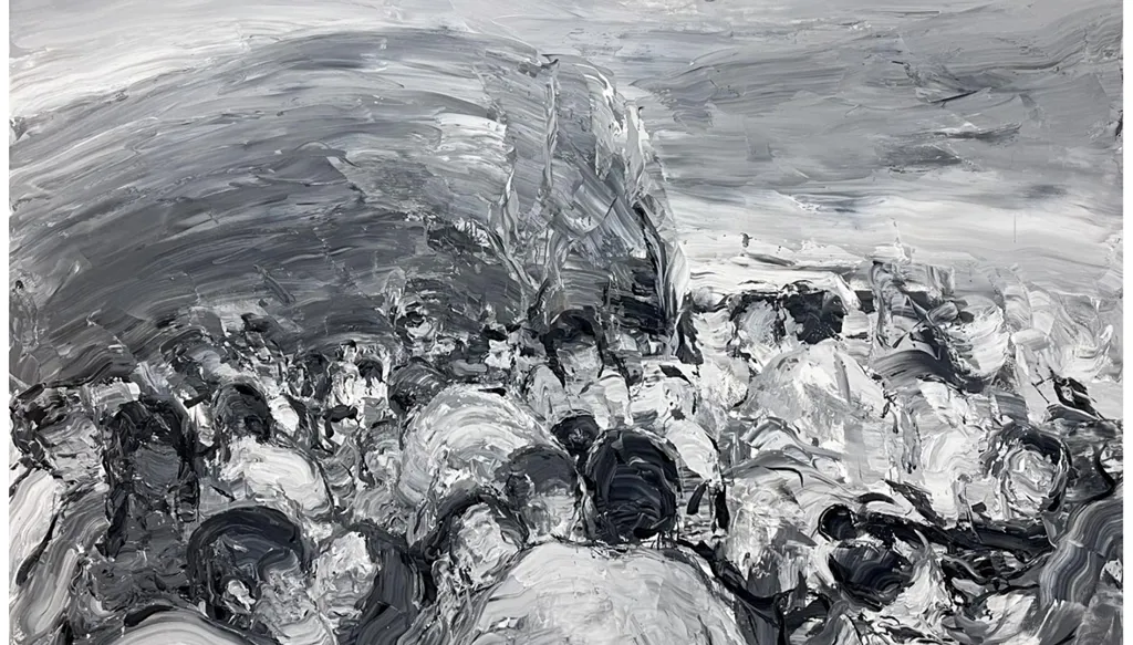 عبد كاشا يحدّق مليّاً في "غاليري كليم بشارة"... البصمة اللونية روح لا تنطفئ ولا تُحجَب