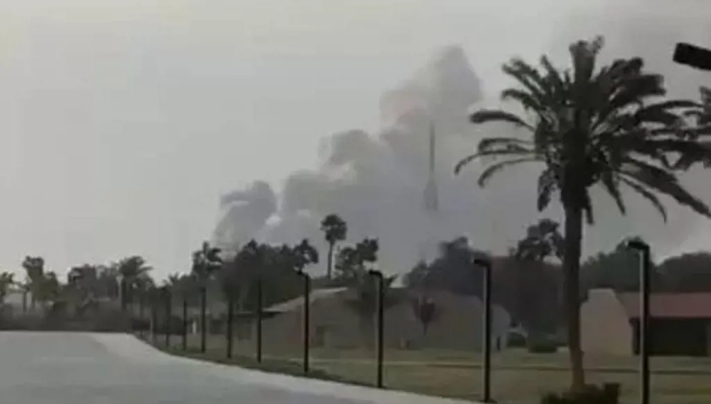 Drone strike sparks fire at Saudi refinery as missile near Riyadh Airport is intercepted