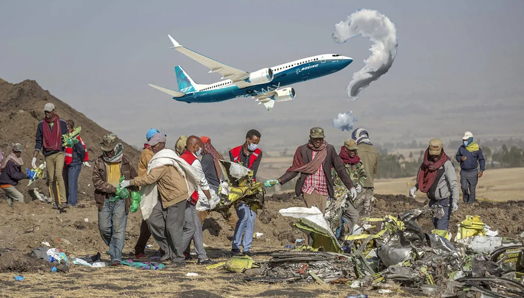 حكم على "بوينغ" بدفع 28 مليون دولار لأرمل ضحية تحطم الطائرة الإثيوبية