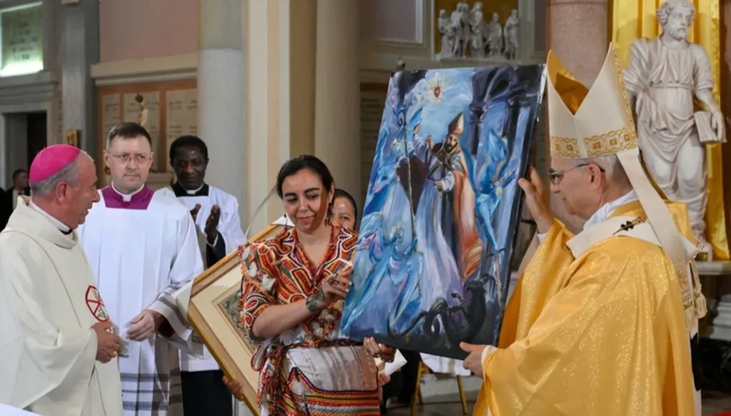 When art becomes a bridge: The journey of a painting from Algeria to the Vatican