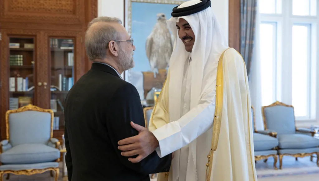 لاريجاني في الدوحة... قطر: ندعم جهود خفض التوتّر