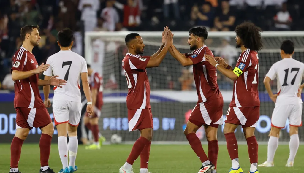 خماسية قطر بمرمى كوريا تبقي فرصها بالتأهل لكأس العالم (فيديو)