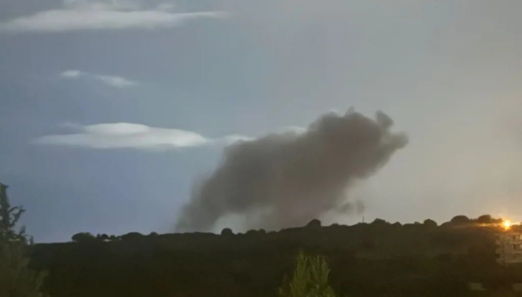 غارات إسرائيلية على وادي رومين وأطراف جباع جنوبي لبنان (فيديو وصور)