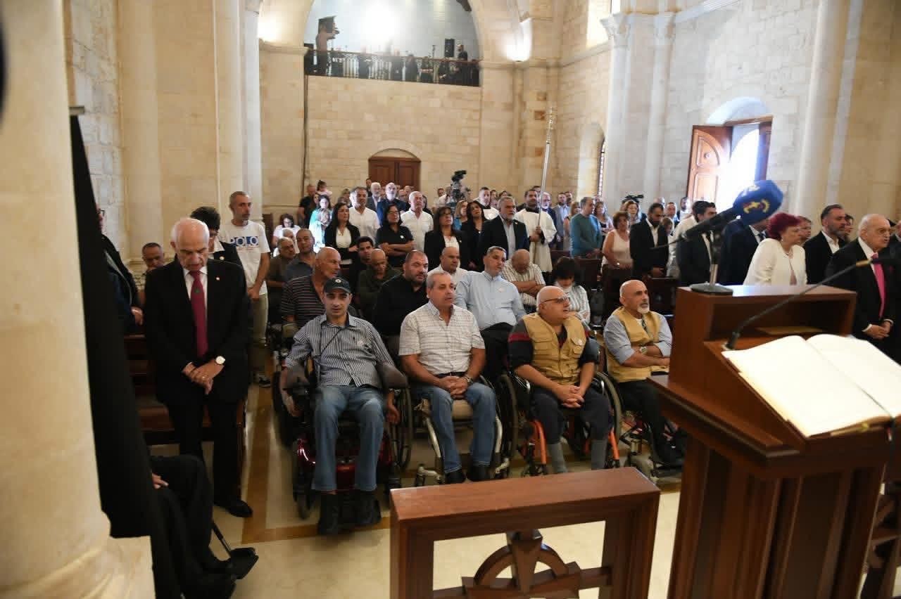 صورة من القداس (الموقع الرسمي).
